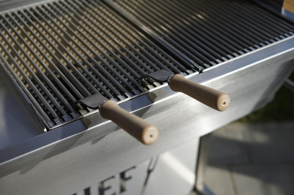 Rostheber mit Holzgriffe geschraubt für Grillrost 6mm + 8mm + 10mm Grillrostheber Edelstahl Rostheber mit Holzgriffe geschraubt für Grillrost 6mm + 8mm + 10mm Grillrostheber Edelstahl