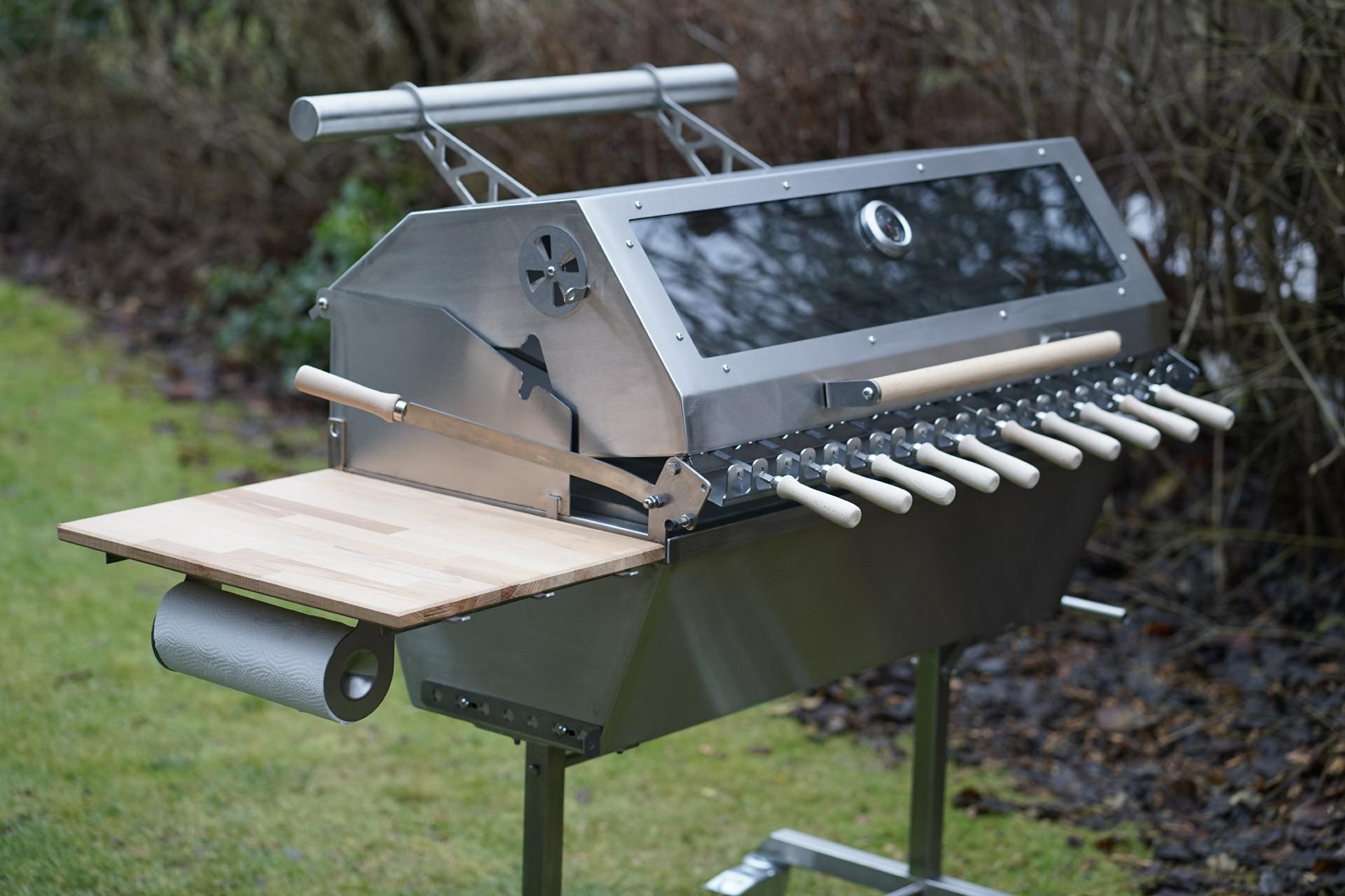 Kirschner Metallbau Grillmanufaktur Edelstahlgrill Grill Edelstahl Smoker Steckerlfisch (6)