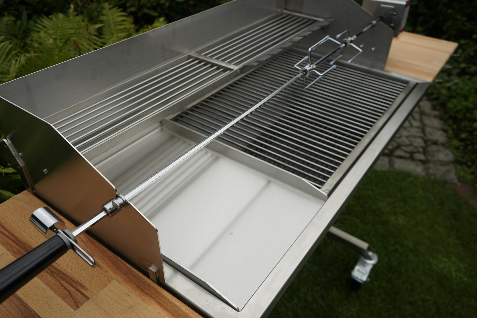 Giggerlgrill Drehantrieb Spiegrill Edelstahlgrill BBQ Holzkohlegrill (4) Giggerlgrill Drehantrieb Spiegrill Edelstahlgrill BBQ Holzkohlegrill (4)