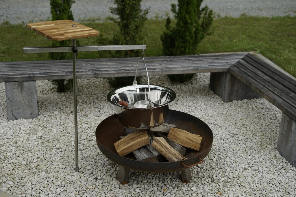Galgen -  Schwenkgrill-Modul