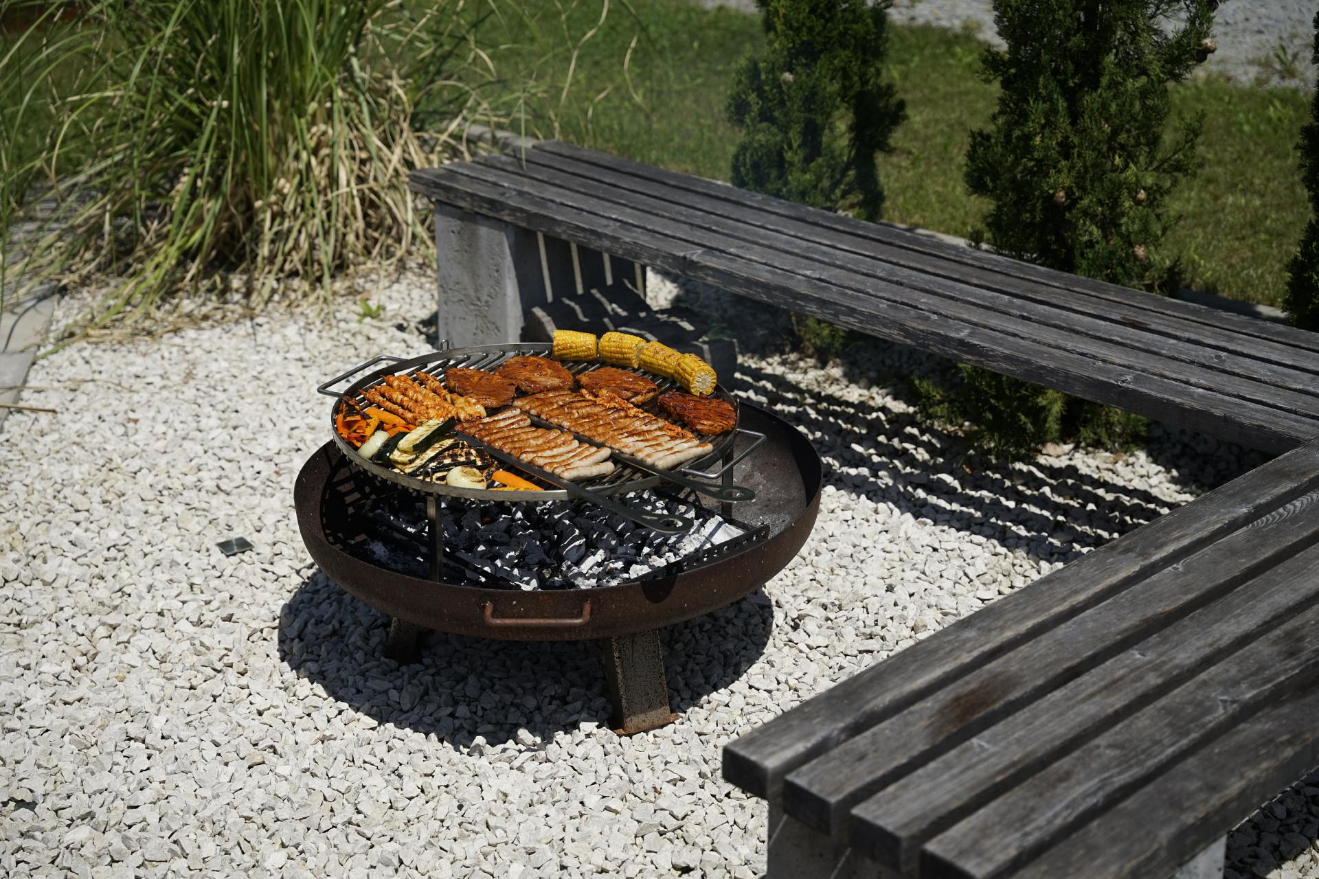 runder Grillrost für Schwenkgrill Edelstahl 80 cm 800 mm Durchmesser