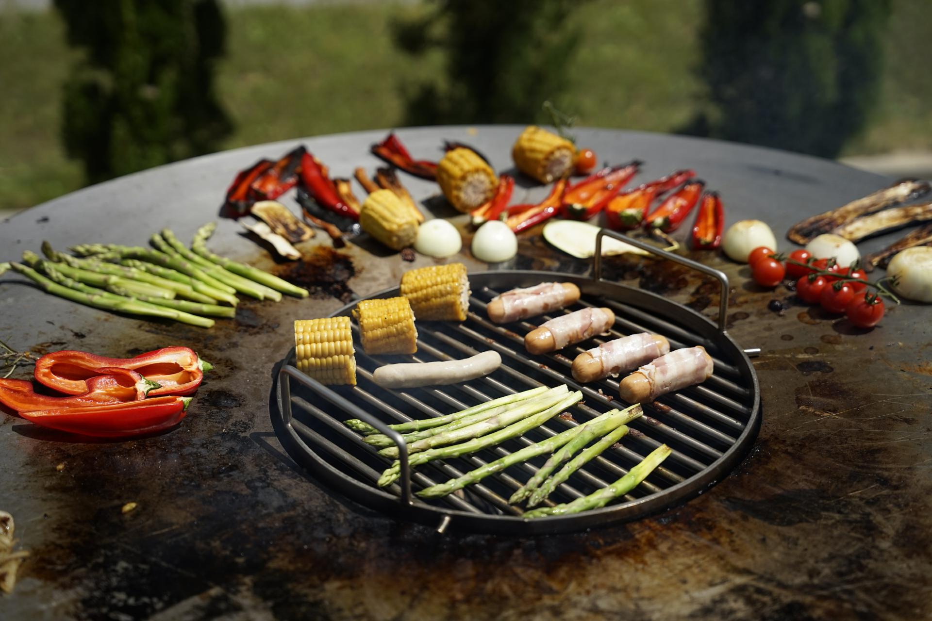 runder Grillrost für Schwenkgrill Edelstahl 80 cm 800 mm Durchmesser