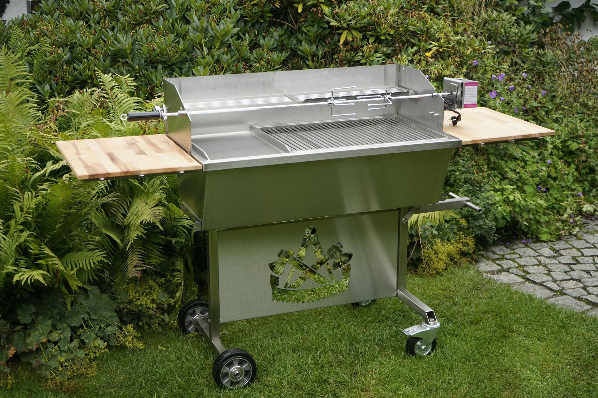 Giggerlgrill Drehantrieb Spiegrill Edelstahlgrill BBQ Holzkohlegrill (3) Giggerlgrill Drehantrieb Spiegrill Edelstahlgrill BBQ Holzkohlegrill (3)