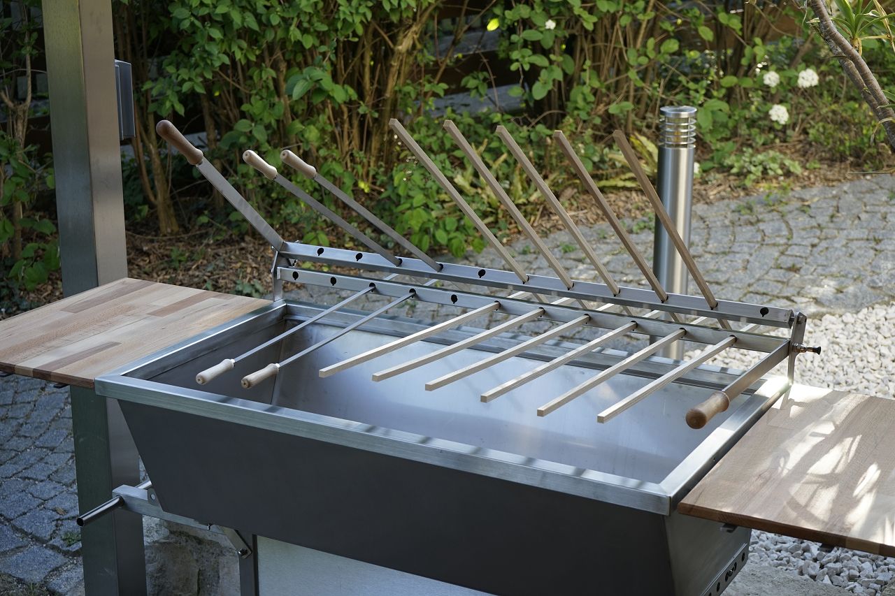 Smoker BBQ Grill Deckel Glas Deckel Edelstahl Grill Edelstahlgrill Steckerlfisch Fisch Grill Steckerlfischgrill (29) Smoker BBQ Grill Deckel Glas Deckel Edelstahl Grill Edelstahlgrill Steckerlfisch Fisch Grill Steckerlfischgrill (29)