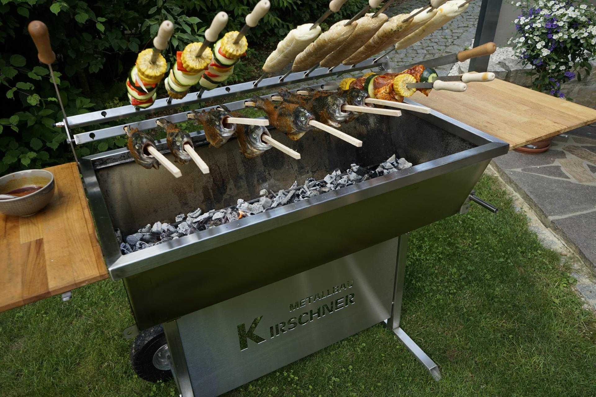 Steckerlfischgrill Fischgrill Gastrogrill Fisch Grill Griller Steckerlfisch Edelstahlgrill Edelstahl Grill (3) Steckerlfischgrill Fischgrill Gastrogrill Fisch Grill Griller Steckerlfisch Edelstahlgrill Edelstahl Grill (3)