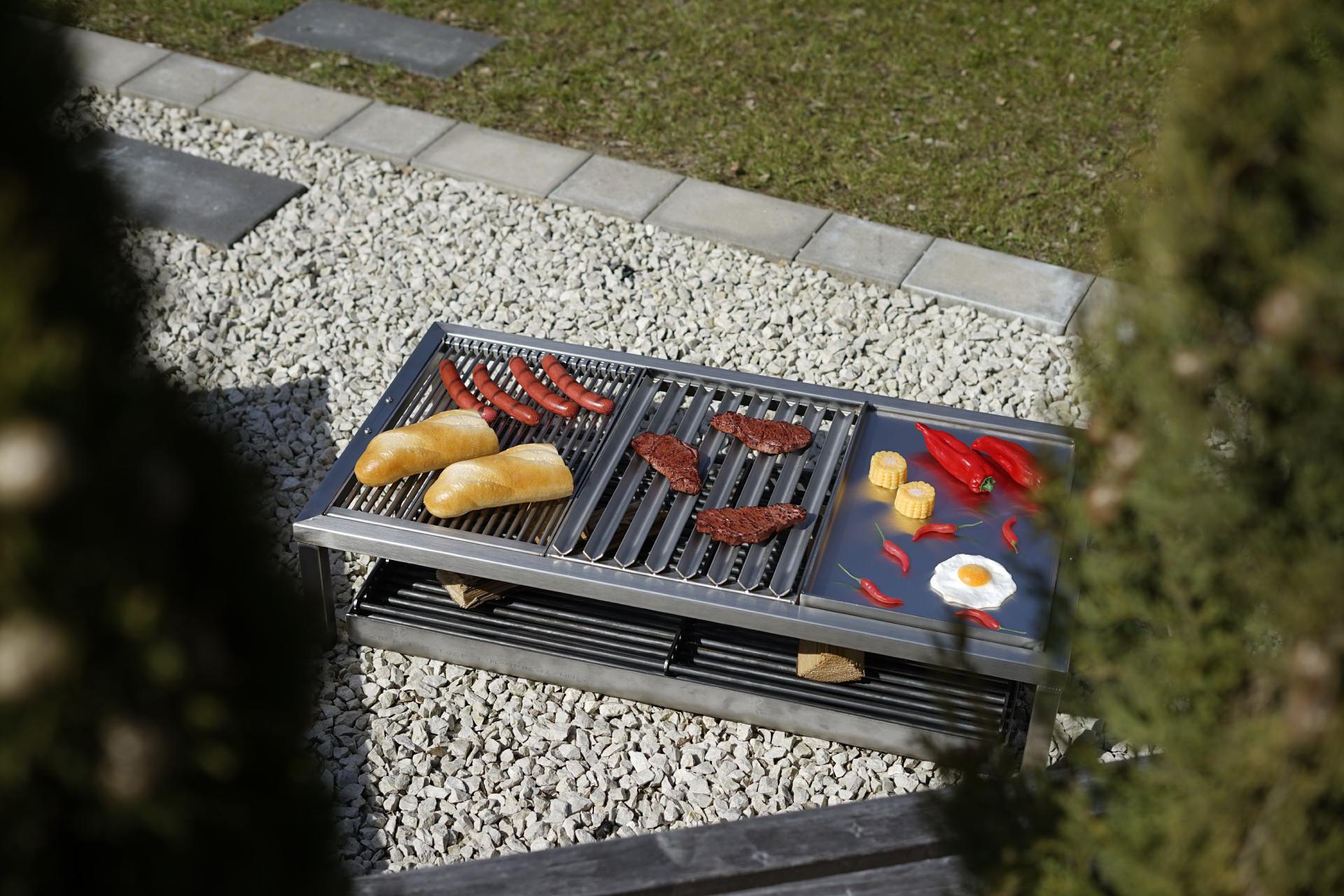 Grillgestell Rohrrahmen 30x30 mm mit Füße Edelstahl nach Maß Grillgestell Rohrrahmen 30x30 mm mit Füße Edelstahl nach Maß
