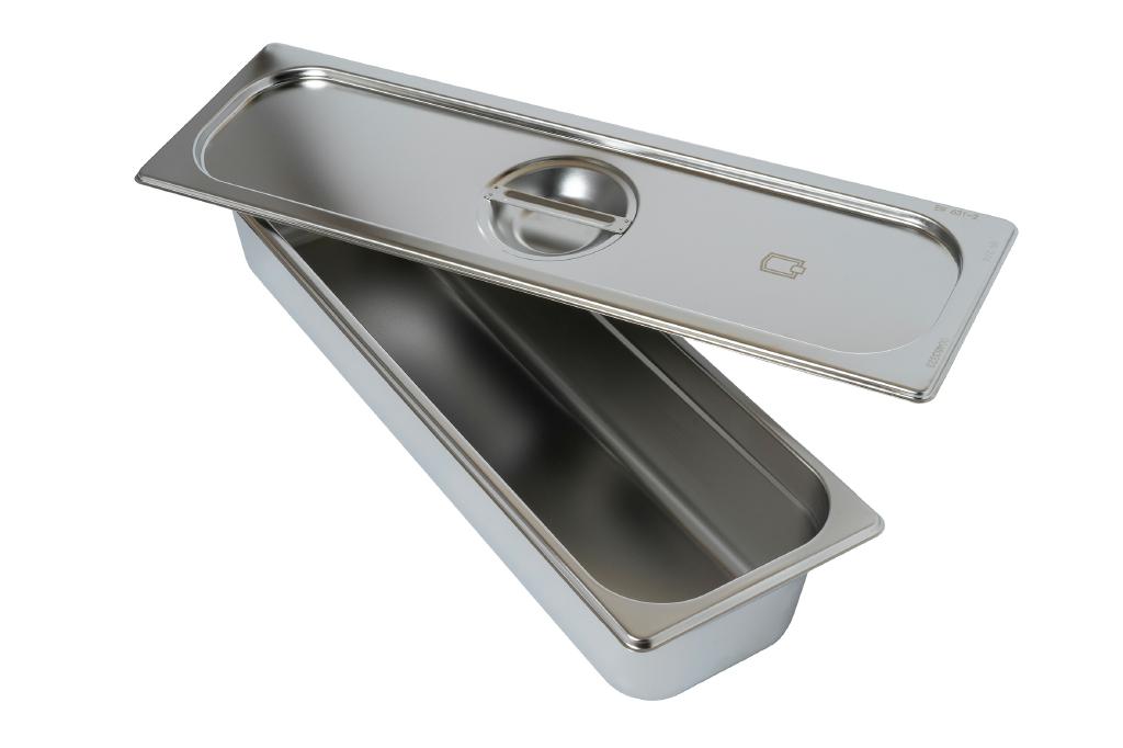 Einweichbehälter Reinigungsbox Grillroststäbe Edelstahl Aufbewahrungsbox | Behälter mit Deckel