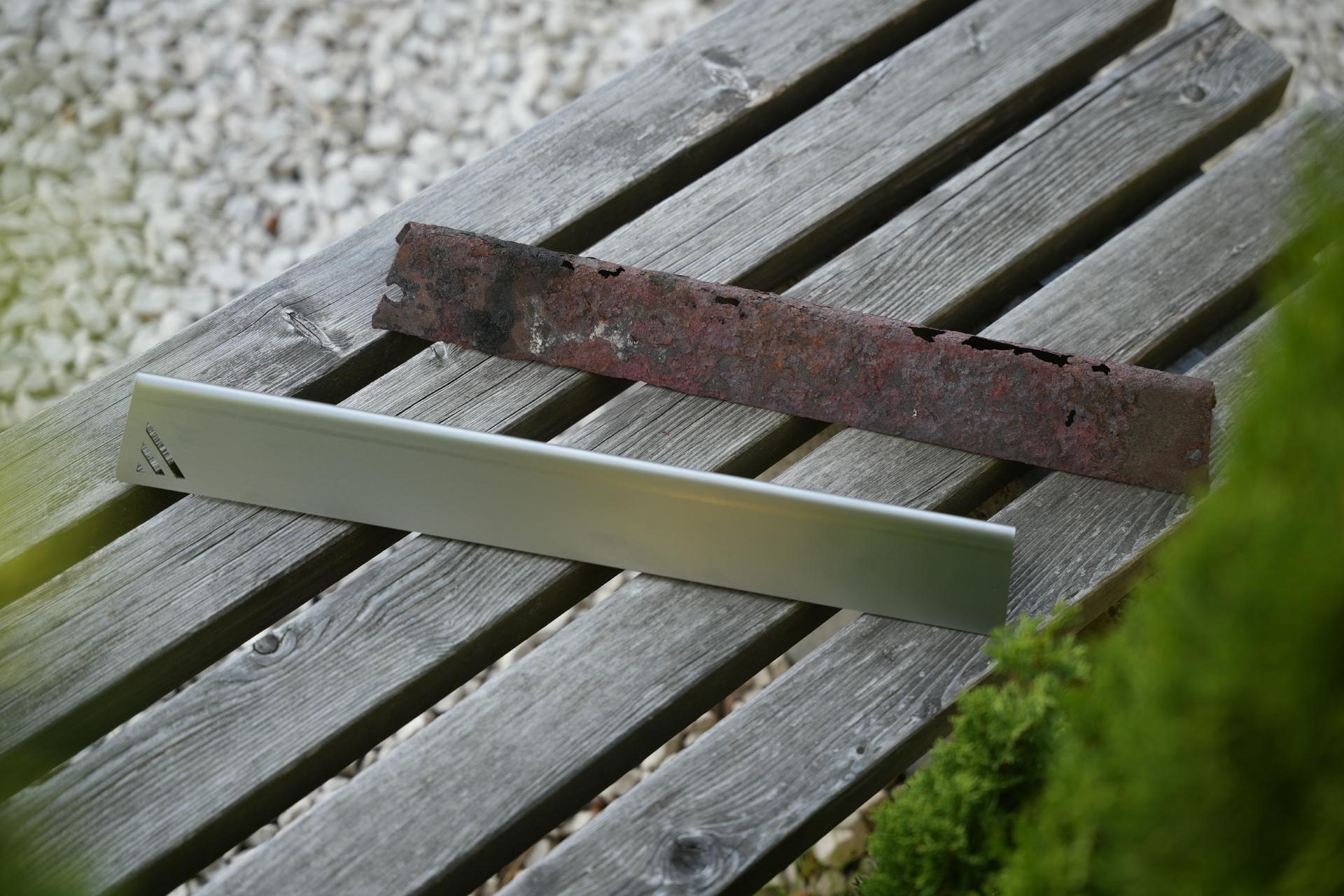 Aromaschiene für Weber Spirit 200er Serie ab 2013 Regler vorne Edelstahl 2 mm Brennerabdeckung
