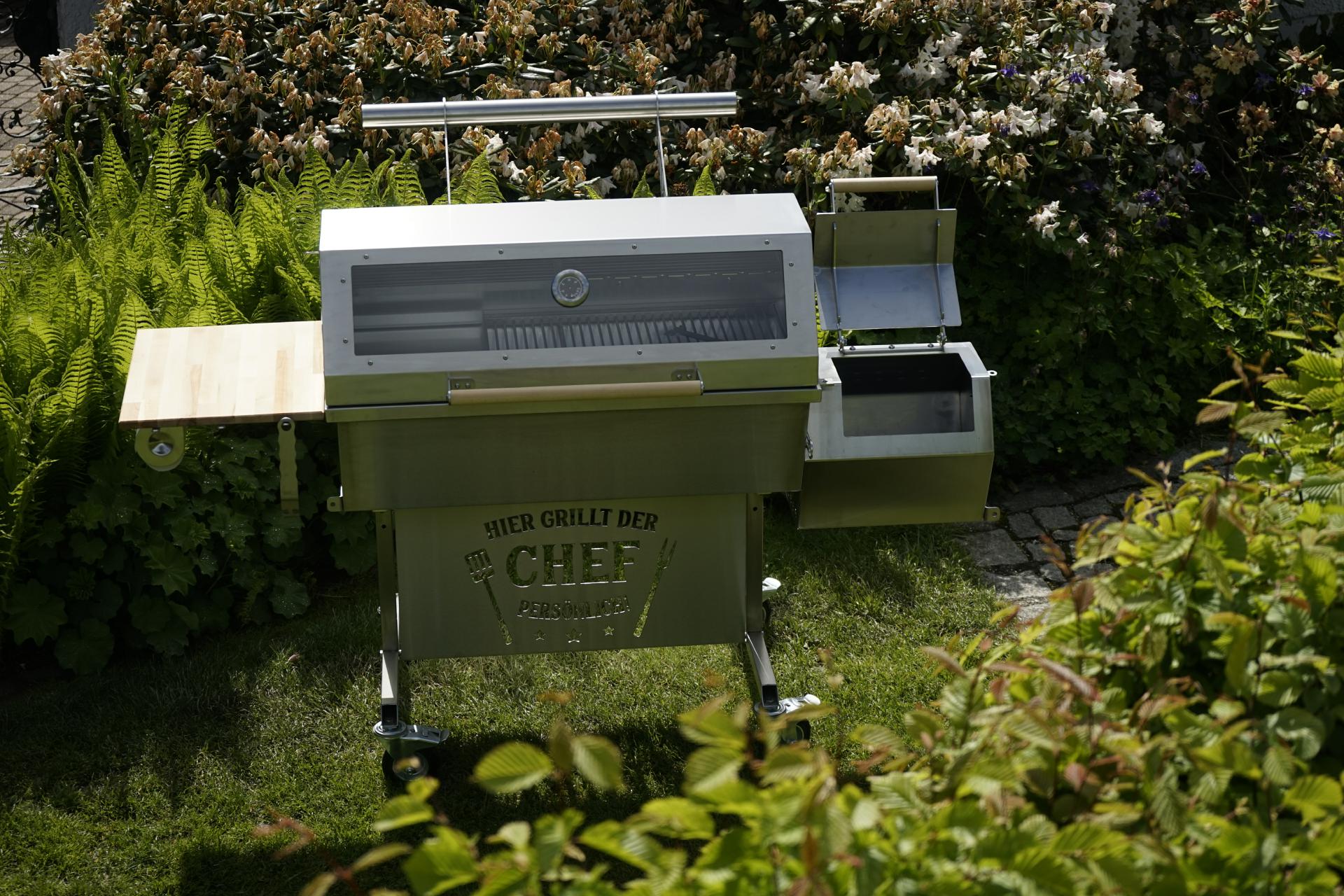 BBQ Smoker Sidefirebox Edelstahl Grill Edelstahlgrill Gastrogrill Vereinsgrill Griller (8) BBQ Smoker Sidefirebox Edelstahl Grill Edelstahlgrill Gastrogrill Vereinsgrill Griller (8)