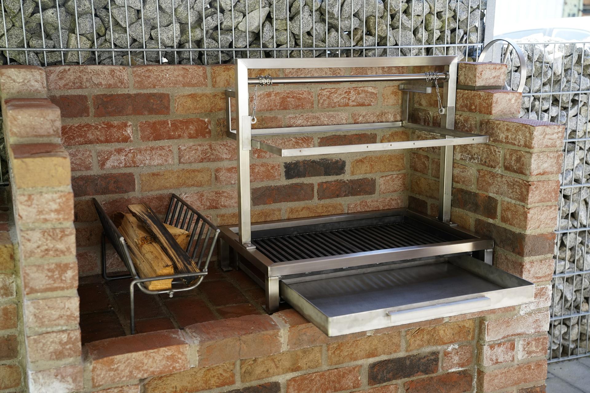 Kohlerost für Ascheschublade Feuerrost Edelstahl / Stahl nach Maß