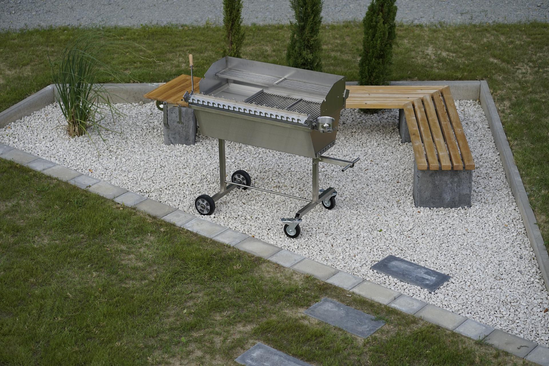 Fischgrill Steckerlfisch Familiengrill Edelstahlgrill Holzkohlegrill (2) Fischgrill Steckerlfisch Familiengrill Edelstahlgrill Holzkohlegrill (2)