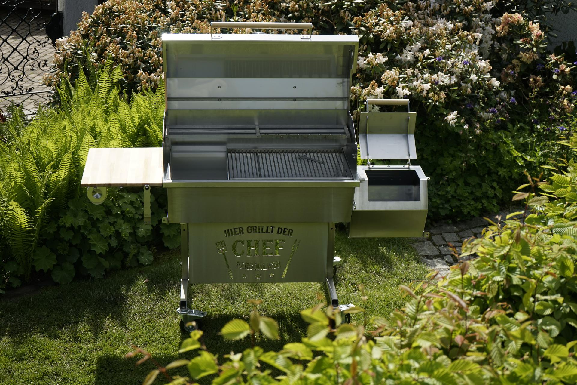 BBQ Smoker Sidefirebox Edelstahl Grill Edelstahlgrill Gastrogrill Vereinsgrill Griller (4) BBQ Smoker Sidefirebox Edelstahl Grill Edelstahlgrill Gastrogrill Vereinsgrill Griller (4)