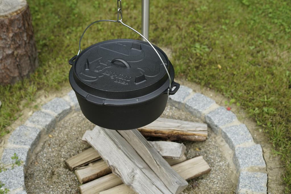 Dutch Oven 13,6 L für Galgen Gusseisen Kochtopf Gusstopf Dutch Oven 13,6 L für Galgen Gusseisen Kochtopf Gusstopf