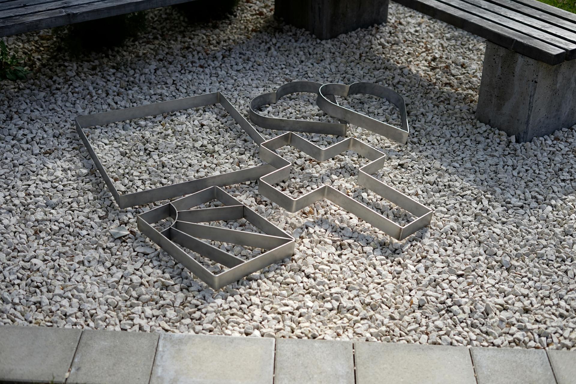 Rechteck Edelstahl Beeteinfassung Garten Designblech Beet Grabschmuck Grabeinfassung Pflanzring