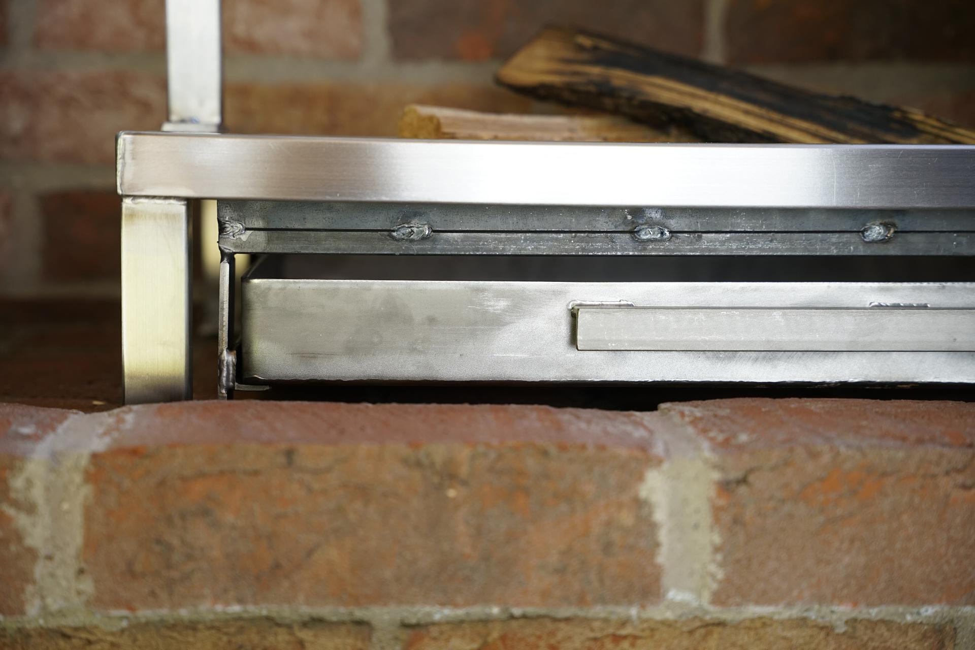 Kohlerost für Ascheschublade Feuerrost Edelstahl / Stahl nach Maß