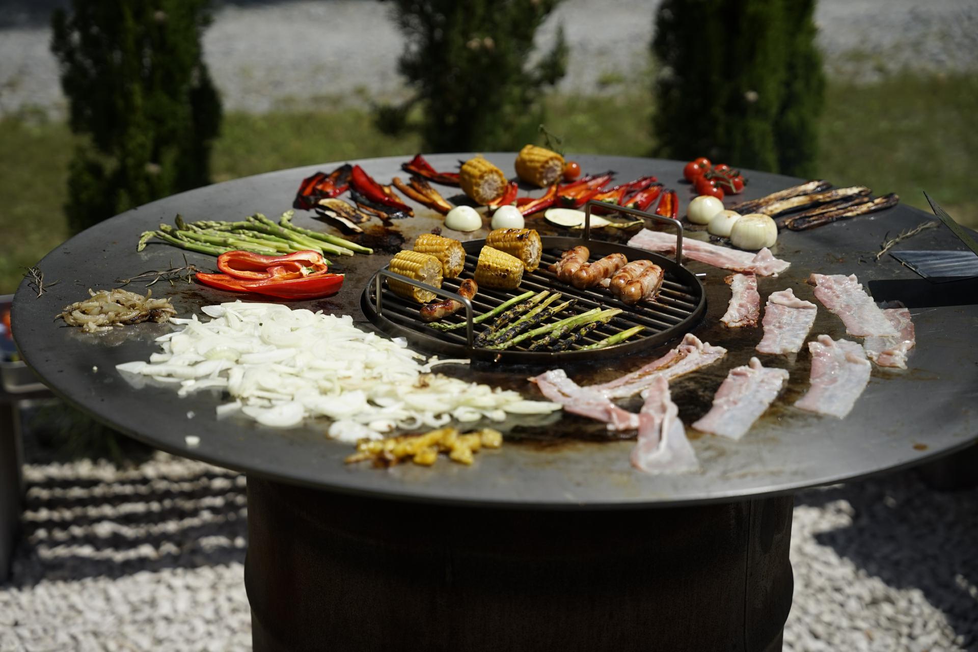 HARFINGTON Rundes Grillrost Aus Edelstahl – 12,7 Cm Mit 20 Mm Beinen Für Ofen, Topf & Luftfritteuse