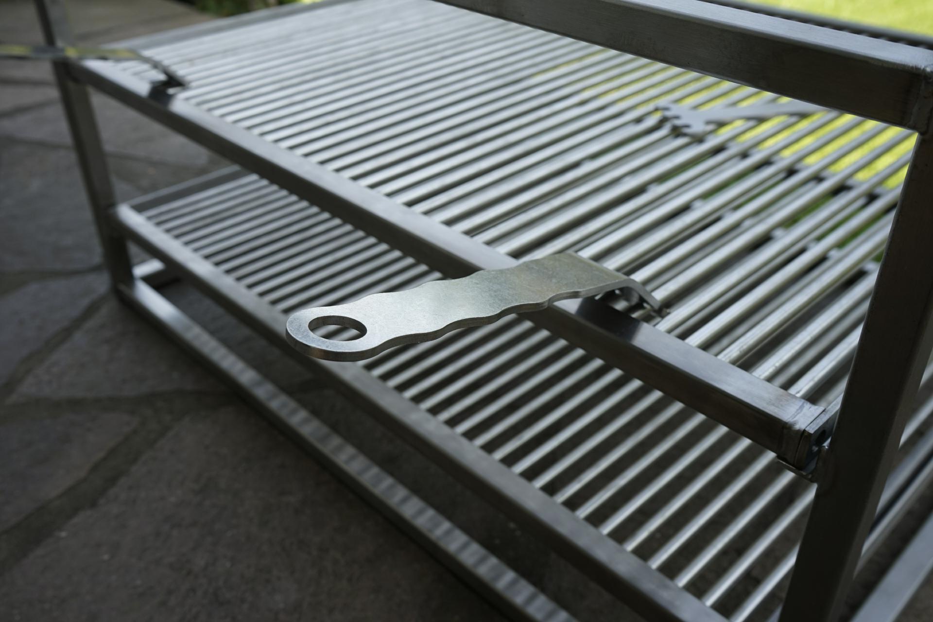 Rostheber Griffe Grillrost 6mm + 8mm + 10mm Grillrostheber Edelstahl