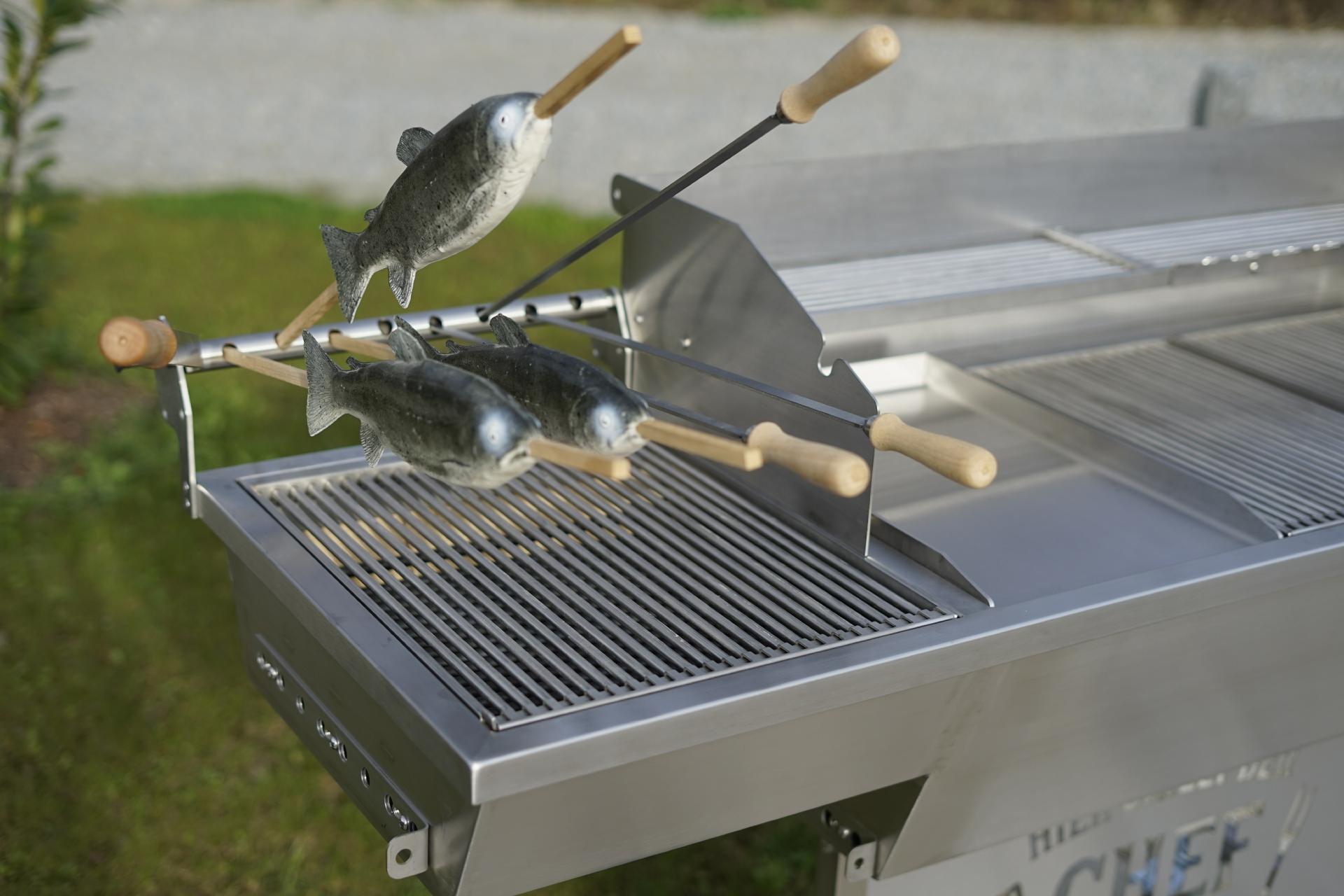 Smoker Grill Edelstahl Edelstahlgrill BBQ Deckel Glasscheibe Holzkohle