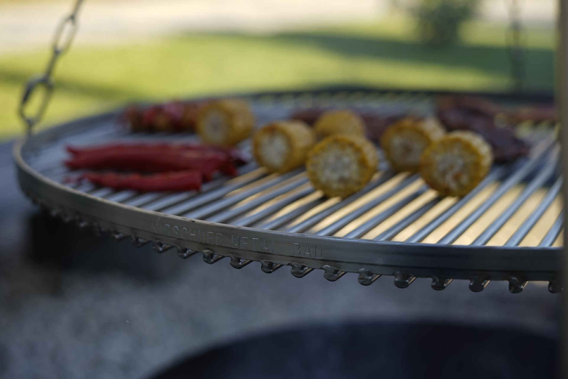 runder Grillrost für Schwenkgrill Edelstahl 80 cm 800 mm Durchmesser