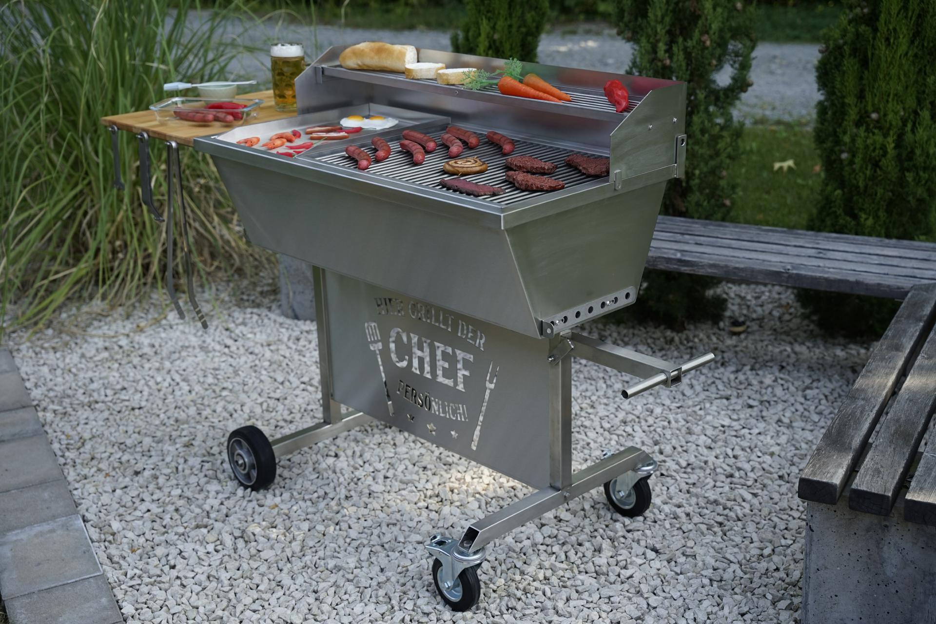 Logotafel "Hier grillt der Chef" Erweiterung AKTIONSMODELLE