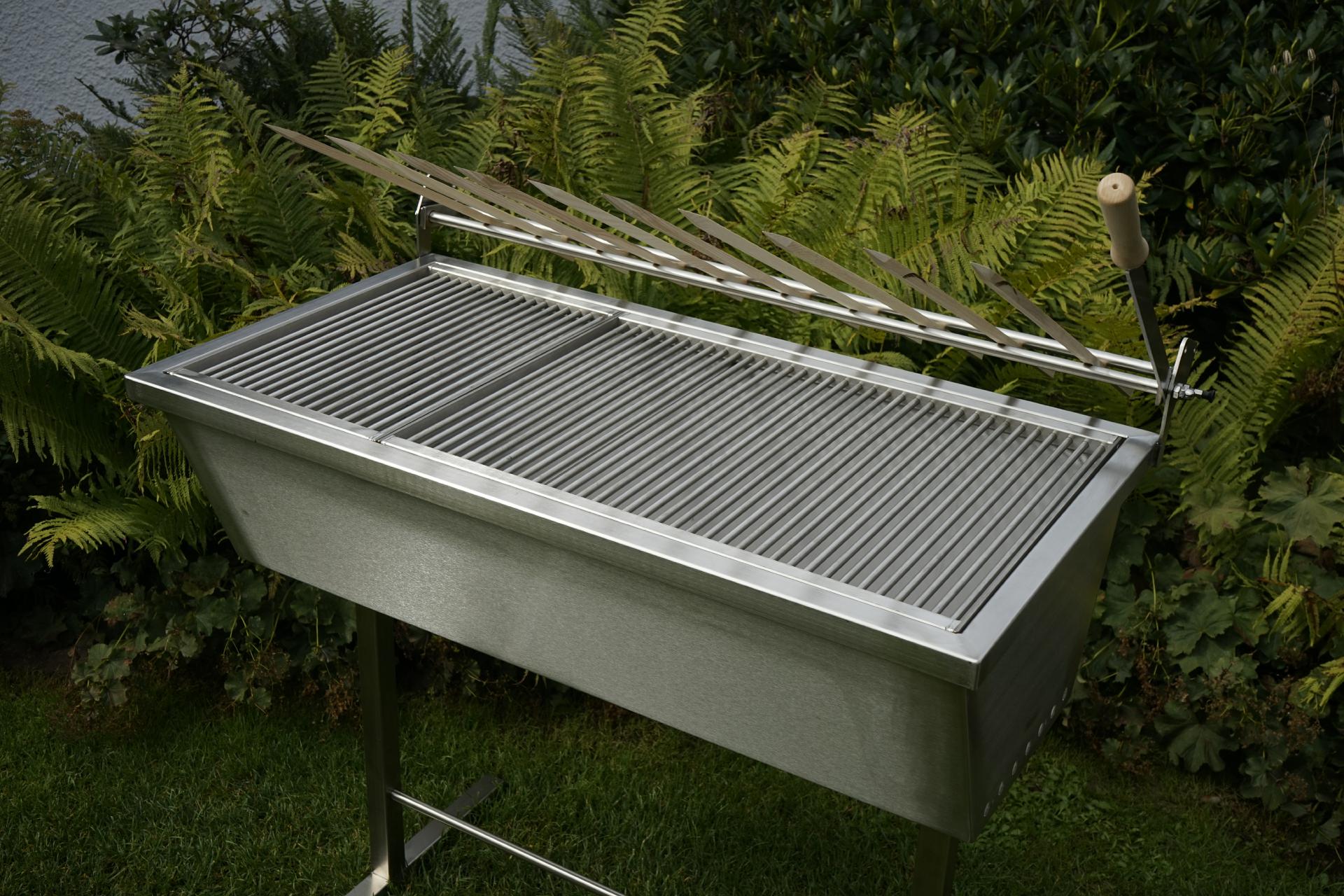 Steckerlfischgrill Fischgrill Edelstahl Grill (2) Steckerlfischgrill Fischgrill Edelstahl Grill (2)