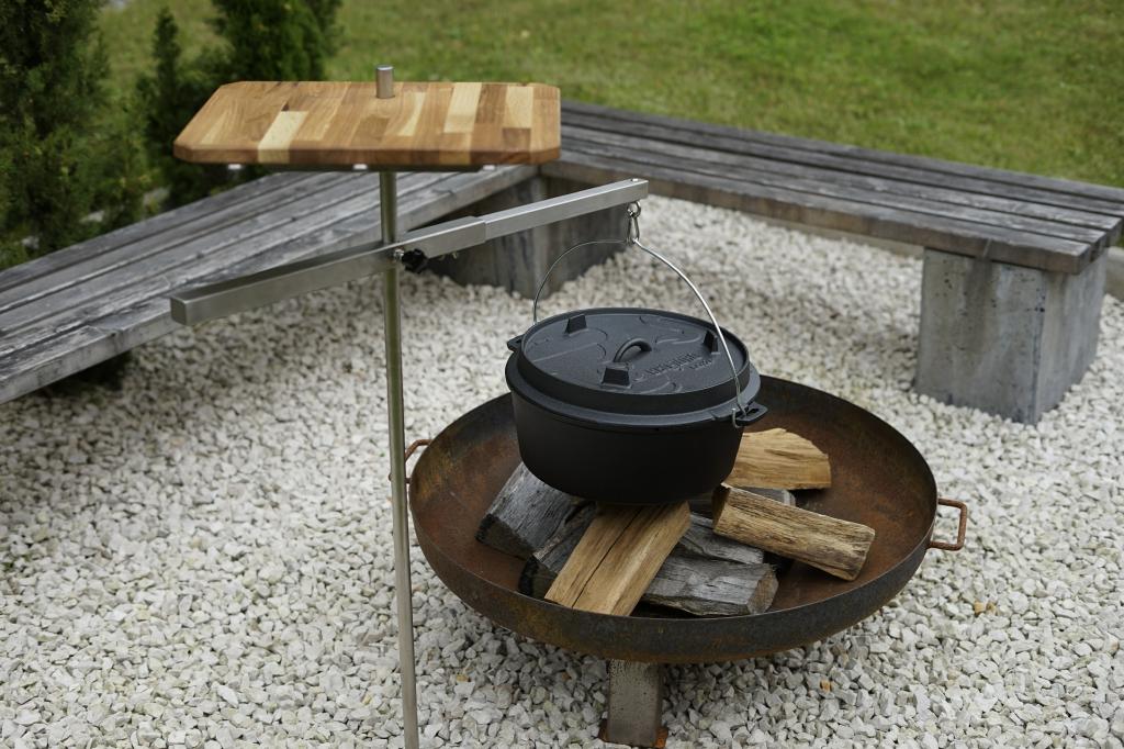 Dutch Oven 13,6 L für Galgen Gusseisen Kochtopf Gusstopf Dutch Oven 13,6 L für Galgen Gusseisen Kochtopf Gusstopf