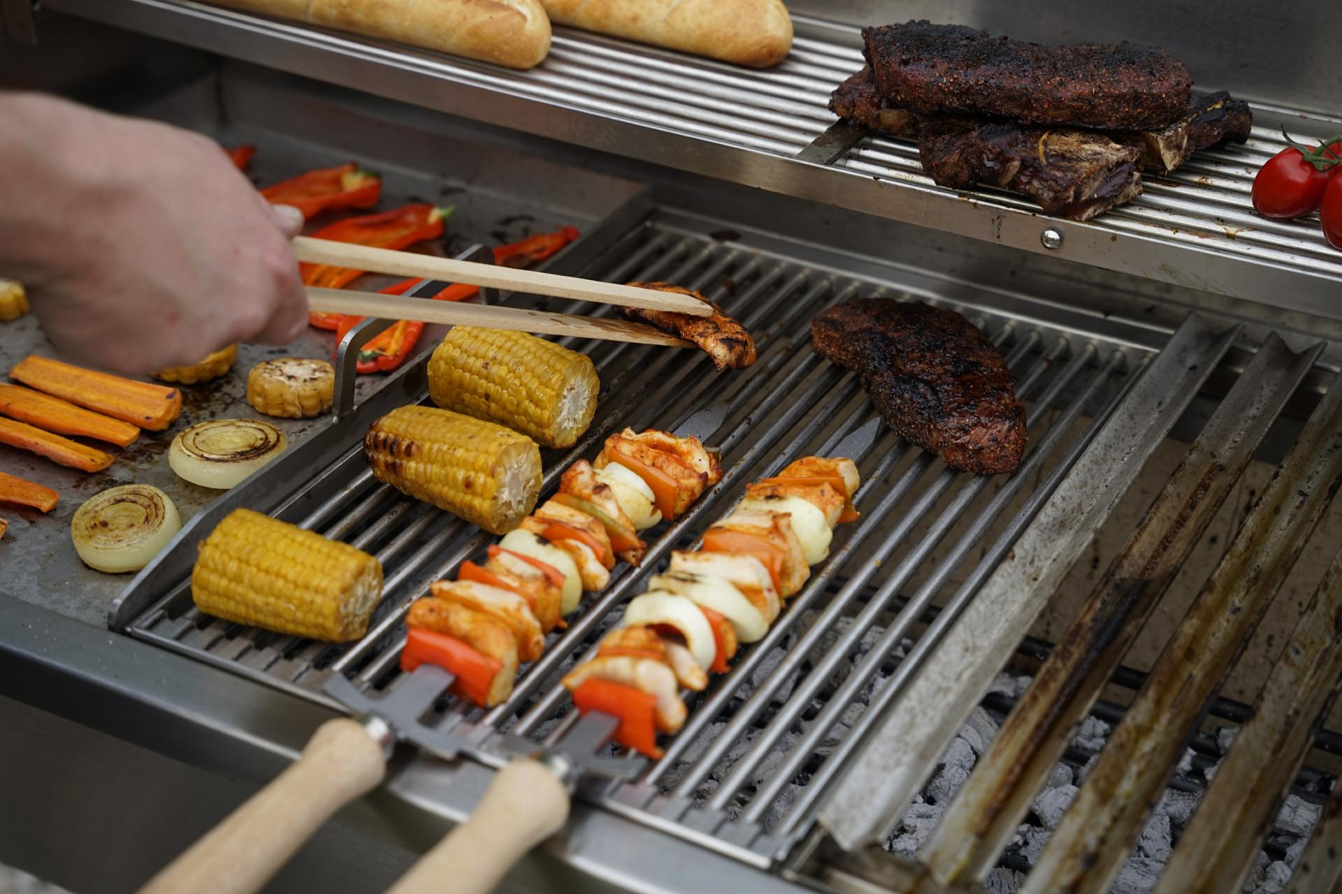 Grillzange Holz 42cm Grillzange Holzzange Buche