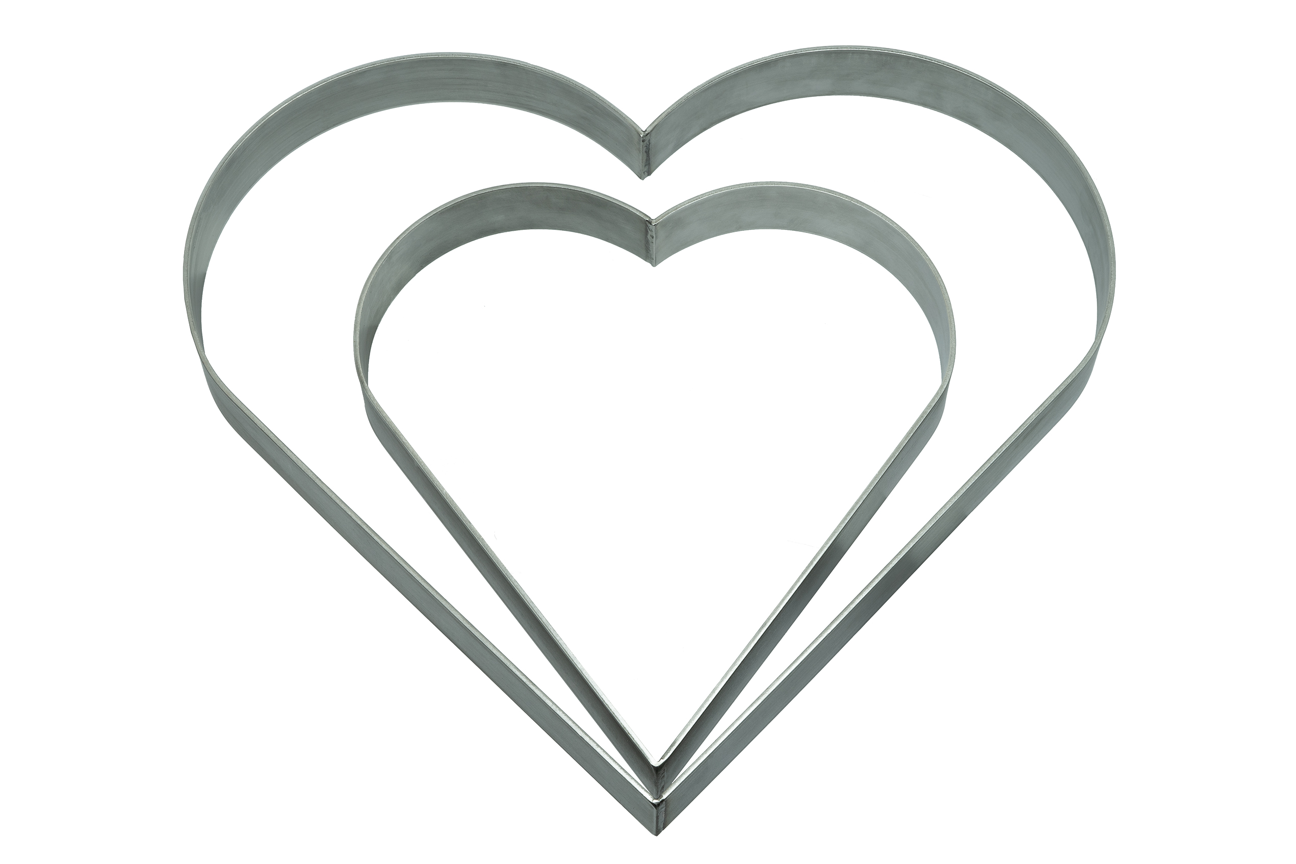 Herz Edelstahl Beeteinfassung Garten Designblech Beet Grabschmuck Grabeinfassung Pflanzring