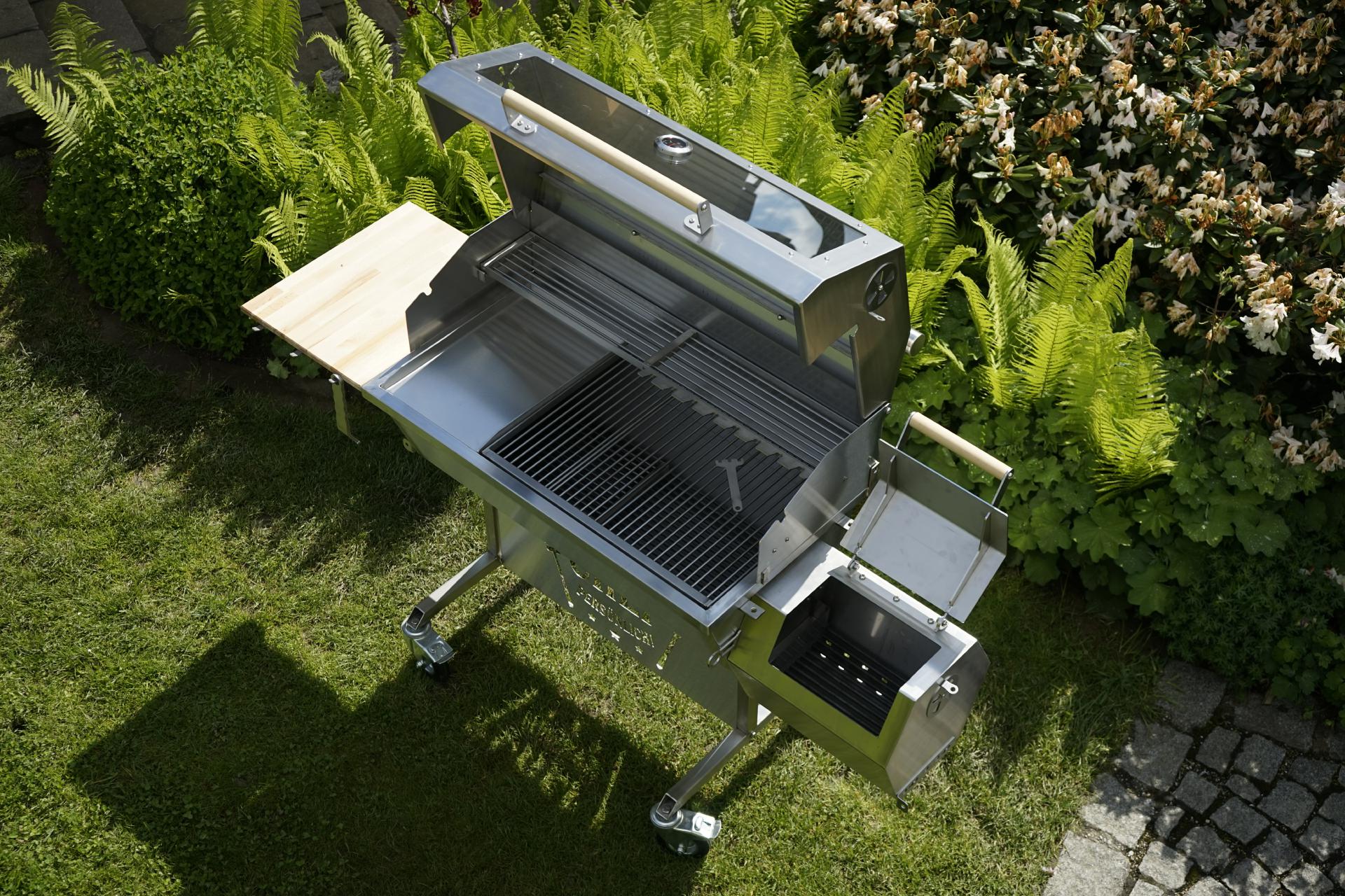 BBQ Smoker Sidefirebox Edelstahl Grill Edelstahlgrill Gastrogrill Vereinsgrill Griller (2) BBQ Smoker Sidefirebox Edelstahl Grill Edelstahlgrill Gastrogrill Vereinsgrill Griller (2)