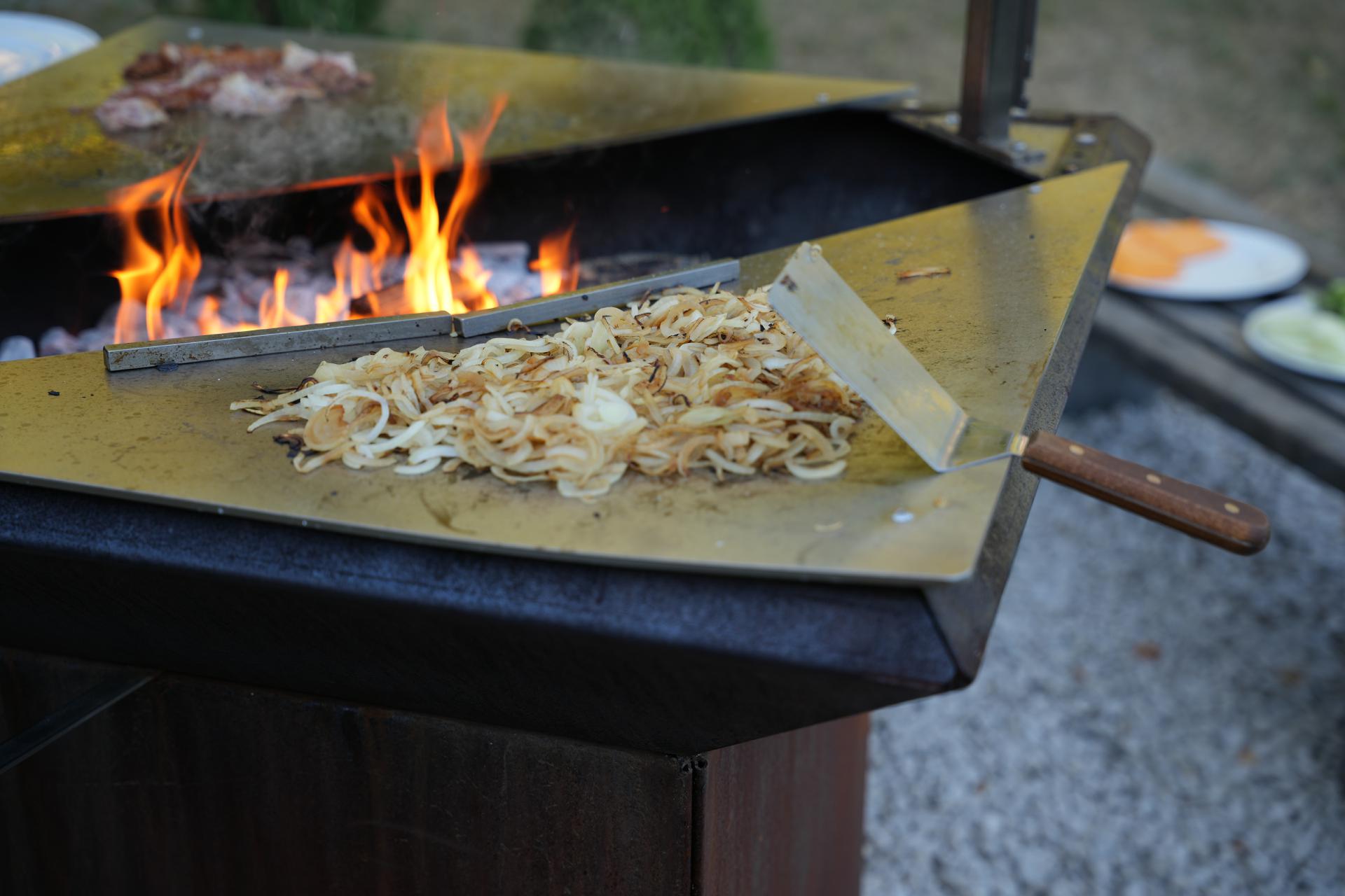 Grillstütze Schutzstütze Auffangleiste Absturzsicherung für Plancha (1 Paar)