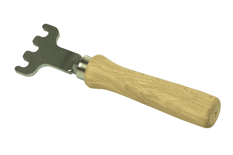 Reinigungskratzer mit Holzgriff