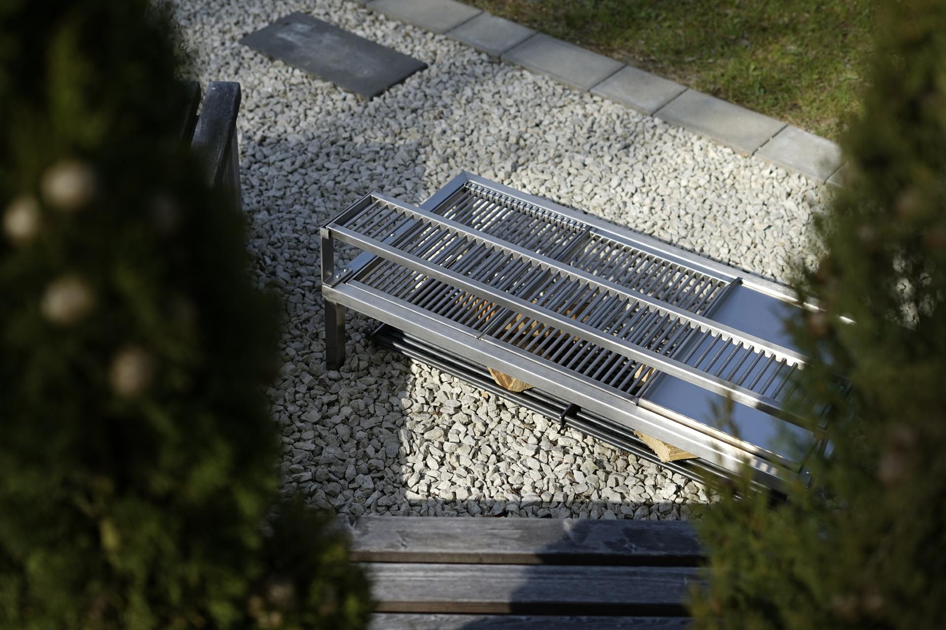 Grillgestell Rohrrahmen 30x30 mm mit Füße Edelstahl nach Maß Grillgestell Rohrrahmen 30x30 mm mit Füße Edelstahl nach Maß