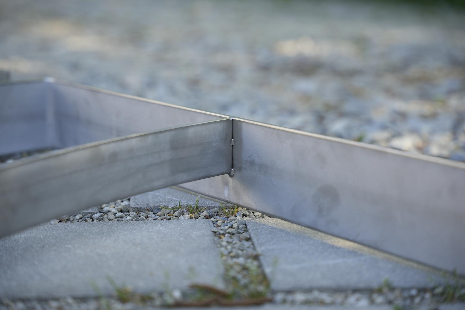 Edelstahl Beeteinfassung Grabeinfassung MOTIV KONFIGURATOR Garten Designblech Beet Grabschmuck Pflanzring
