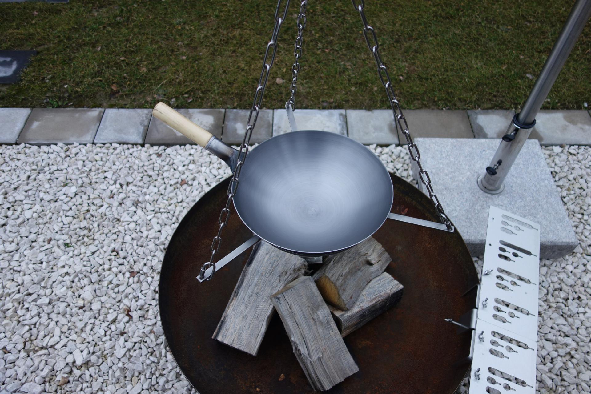 Wokring für Grillgalgen Kettengehänge Wokring für Grillgalgen Kettengehänge