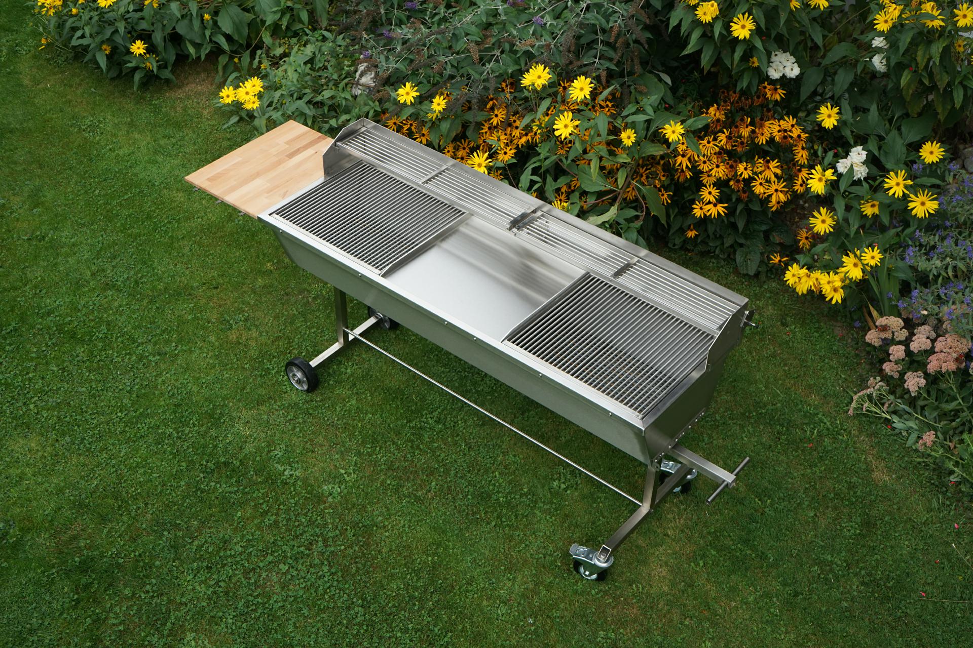 Kirschner Metallbau Grillmanufaktur Edelstahlgrill Grill Edelstahl Smoker Steckerlfisch (4)