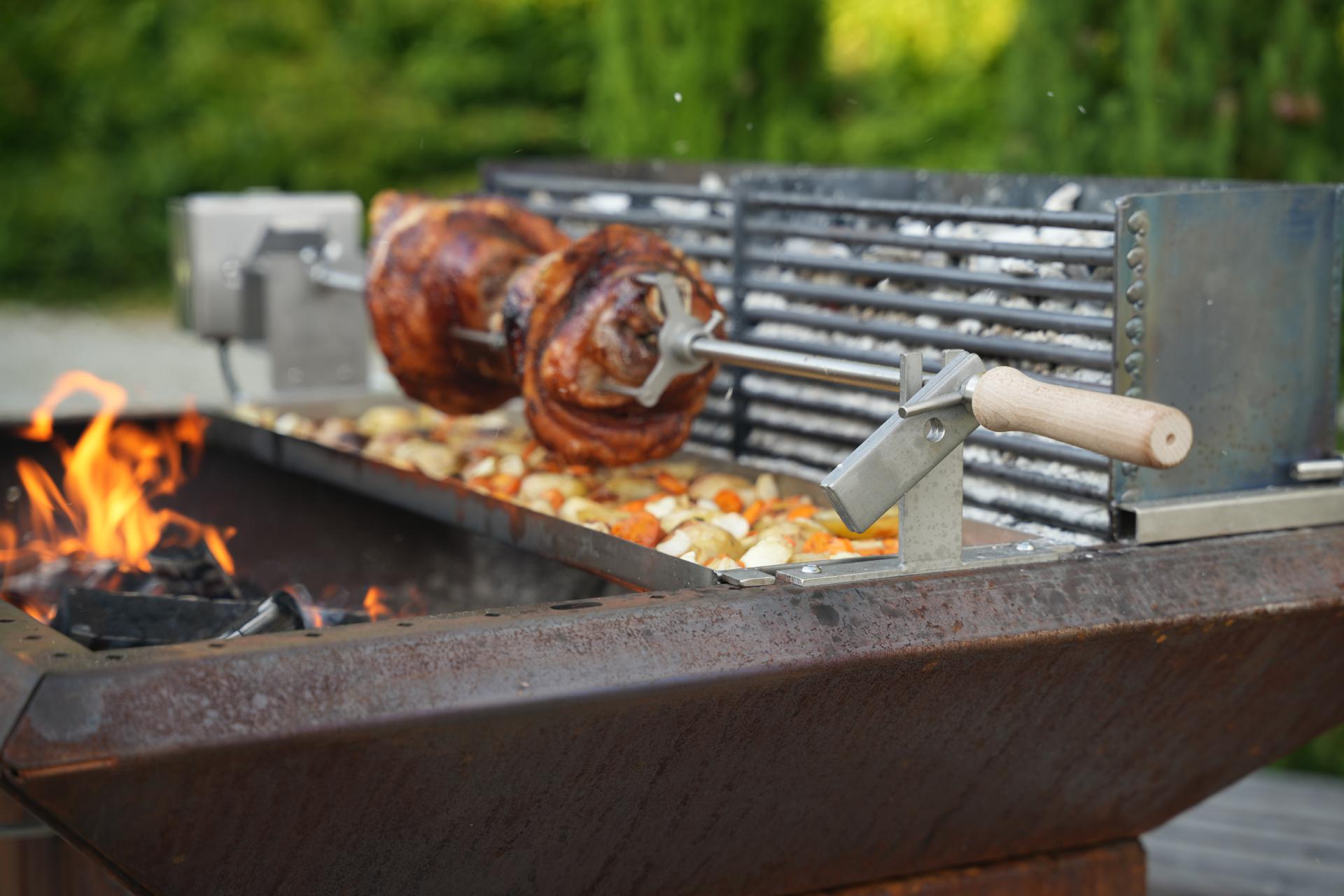 PROFI Ausgleichsgewicht Drehspieß Edelstahl Gegengewicht