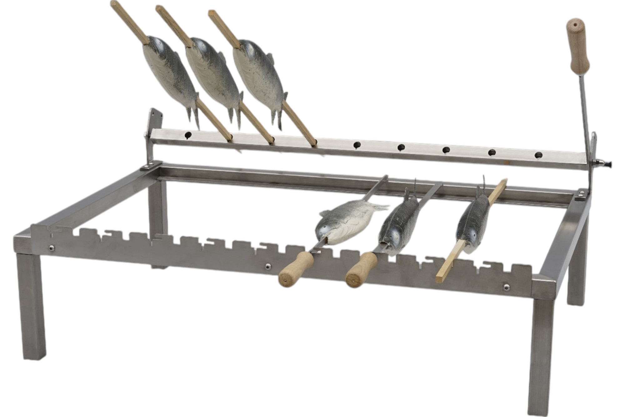 Grillgestell Rohrrahmen 30x30 mm mit Füße Edelstahl nach Maß Grillgestell Rohrrahmen 30x30 mm mit Füße Edelstahl nach Maß