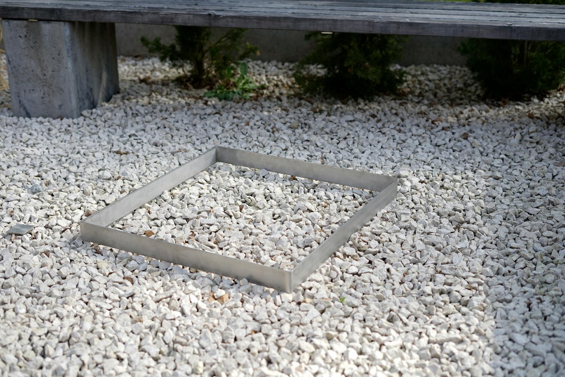 Rechteck Edelstahl Beeteinfassung Garten Designblech Beet Grabschmuck Grabeinfassung Pflanzring