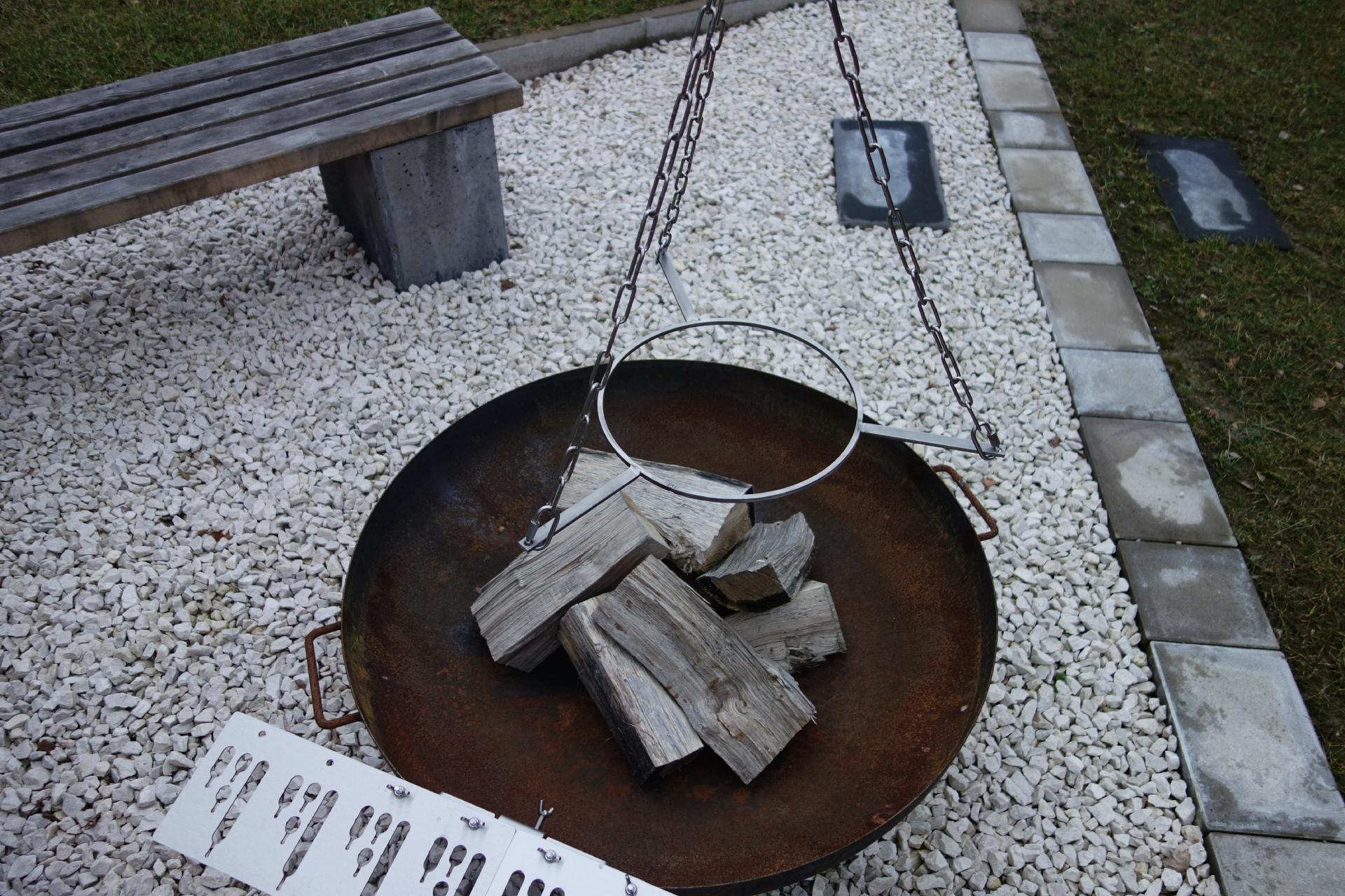Wokring für Grillgalgen Kettengehänge Wokring für Grillgalgen Kettengehänge