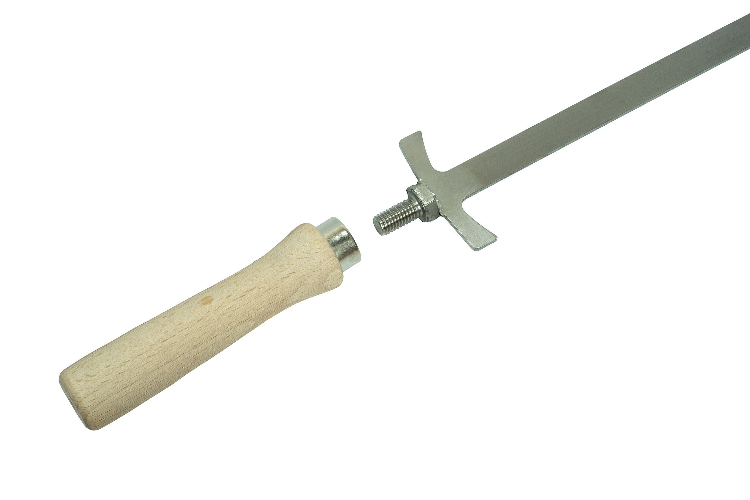 Grillschwert 15x440 mm Grillspieß Edelstahl Grill Edelstahlspieß 