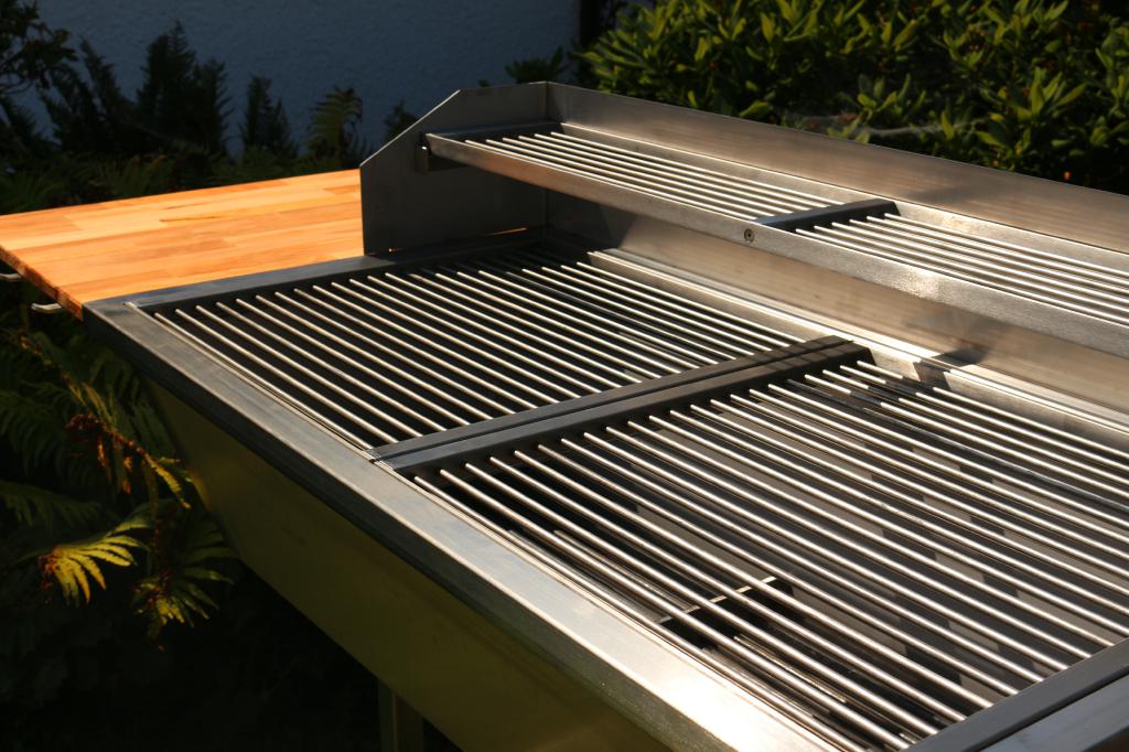 95x48 cm Holzkohlegrill Familiengrill Edelstahlgrill Grill Edelstahl
