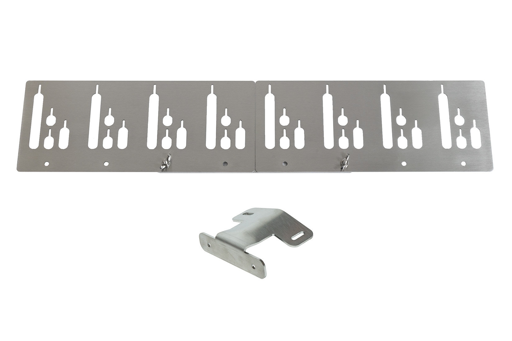 Set 3 Montage an Feuerschale 8er / Steckerlfisch Halter Spießhalter Grillaufsatz