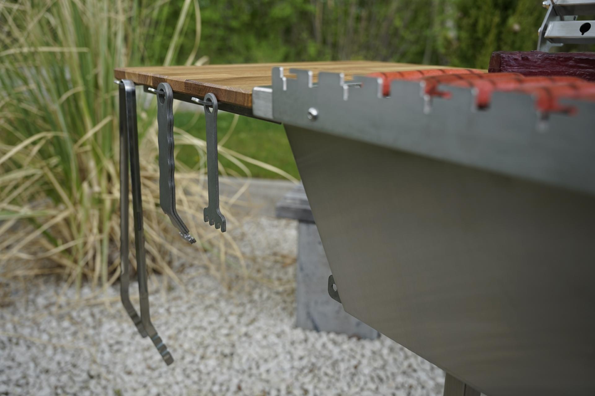 Haken für Ablage Grillbesteckhaken Grillutensilienhalter Besteckhalter