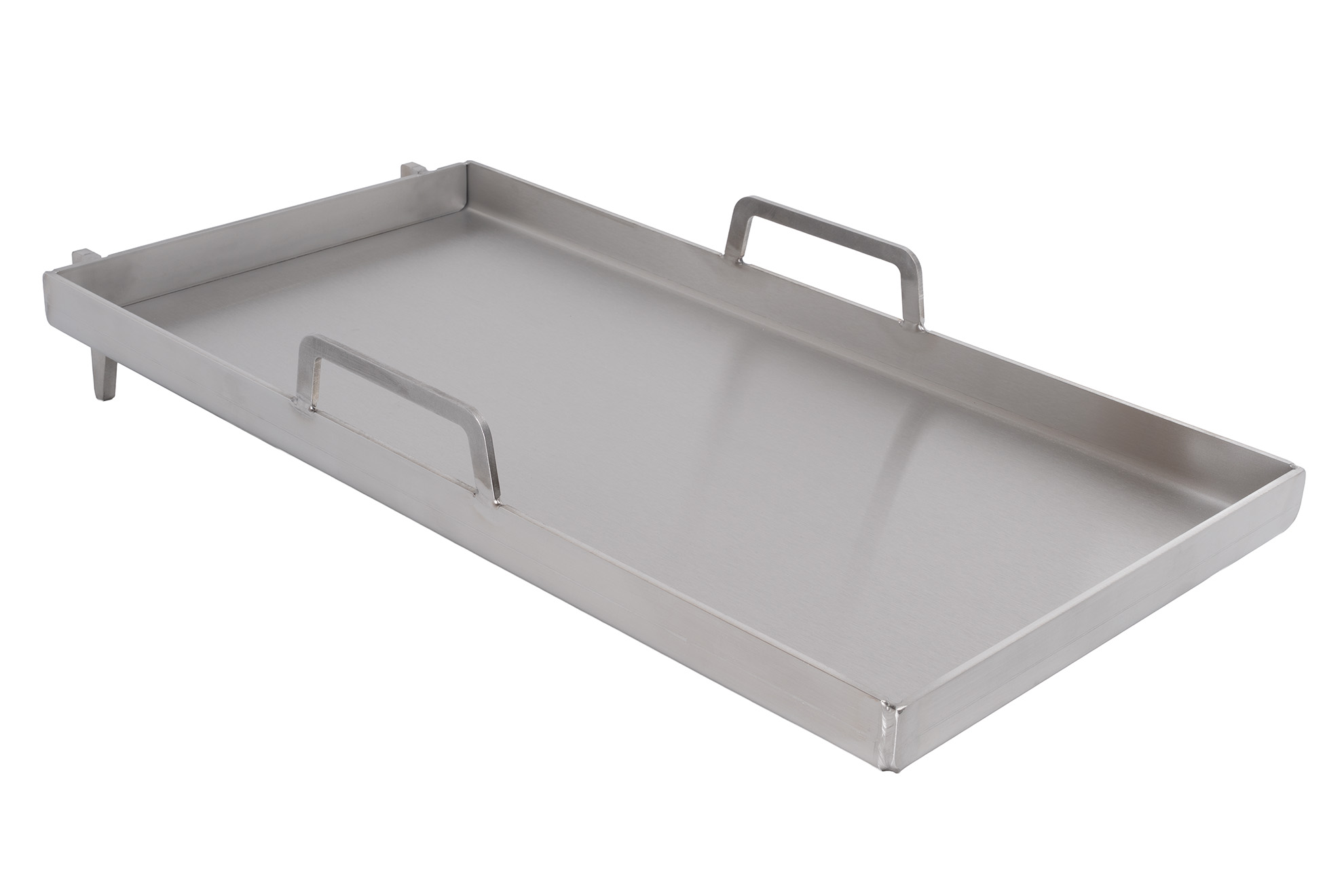 Plancha für Einklink-Grillgestell nach Maß 300 mm Breite Edelstahl Grillpfanne Grillplatte 30cm