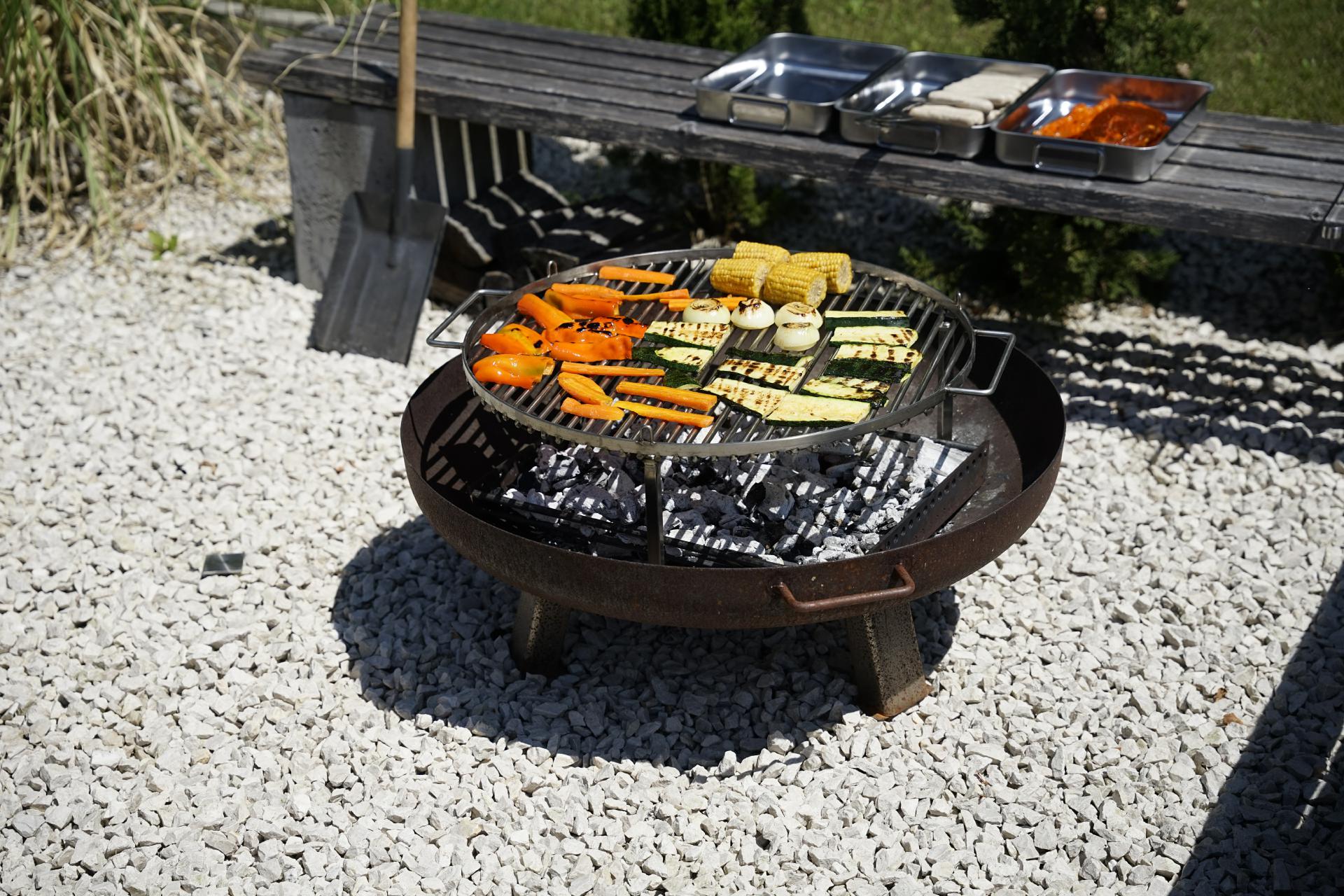 runder Grillrost für Schwenkgrill Edelstahl 80 cm 800 mm Durchmesser