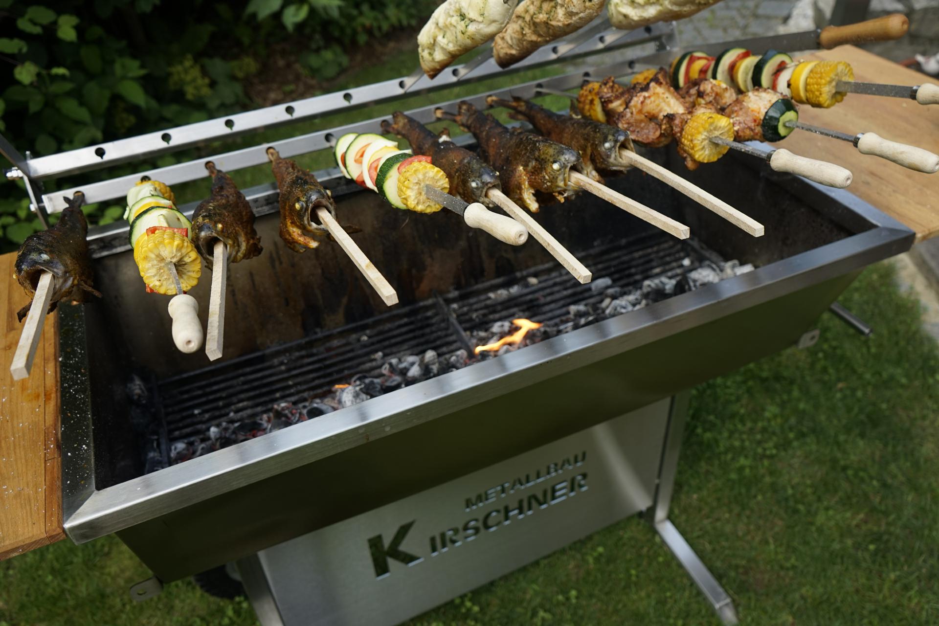 Steckerlfischgrill Fischgrill Gastrogrill Fisch Grill Griller Steckerlfisch Edelstahlgrill Edelstahl Grill (14) Steckerlfischgrill Fischgrill Gastrogrill Fisch Grill Griller Steckerlfisch Edelstahlgrill Edelstahl Grill (14)