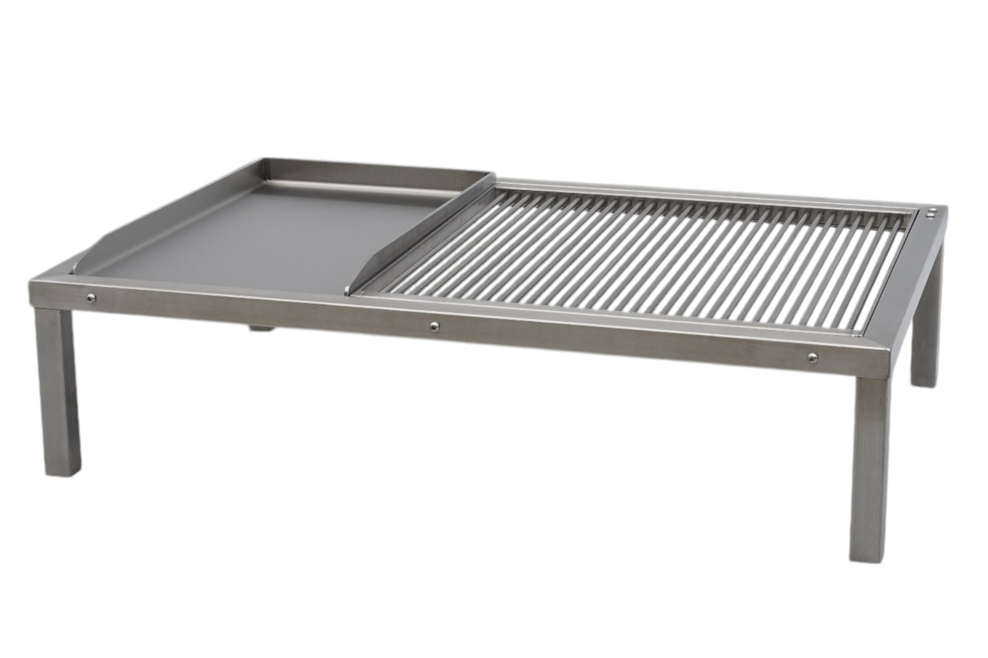Grillgestell Rohrrahmen 30x30 mm mit Füße Edelstahl nach Maß