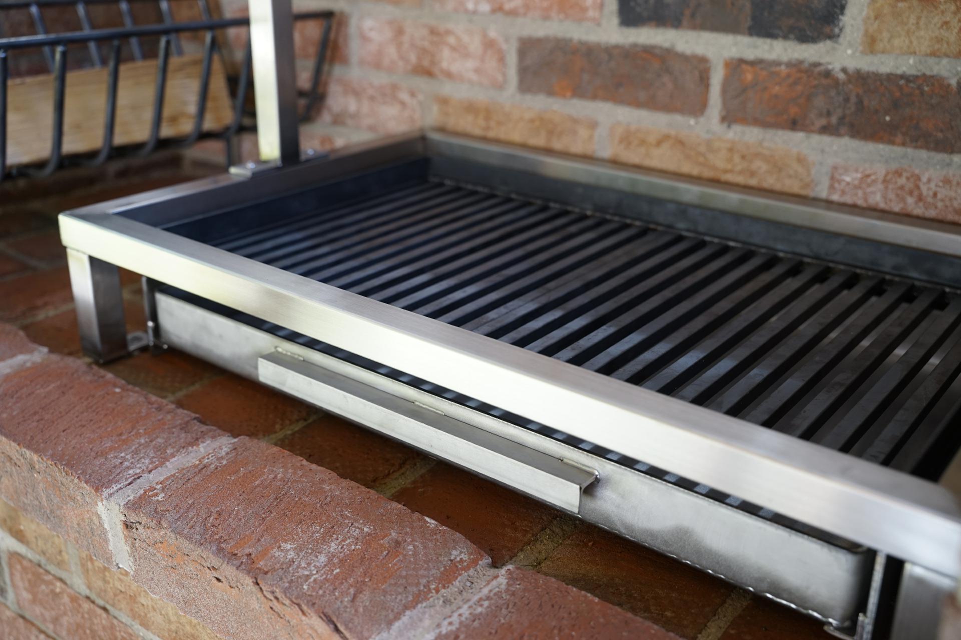 Kohlerost für Ascheschublade Feuerrost Edelstahl / Stahl nach Maß
