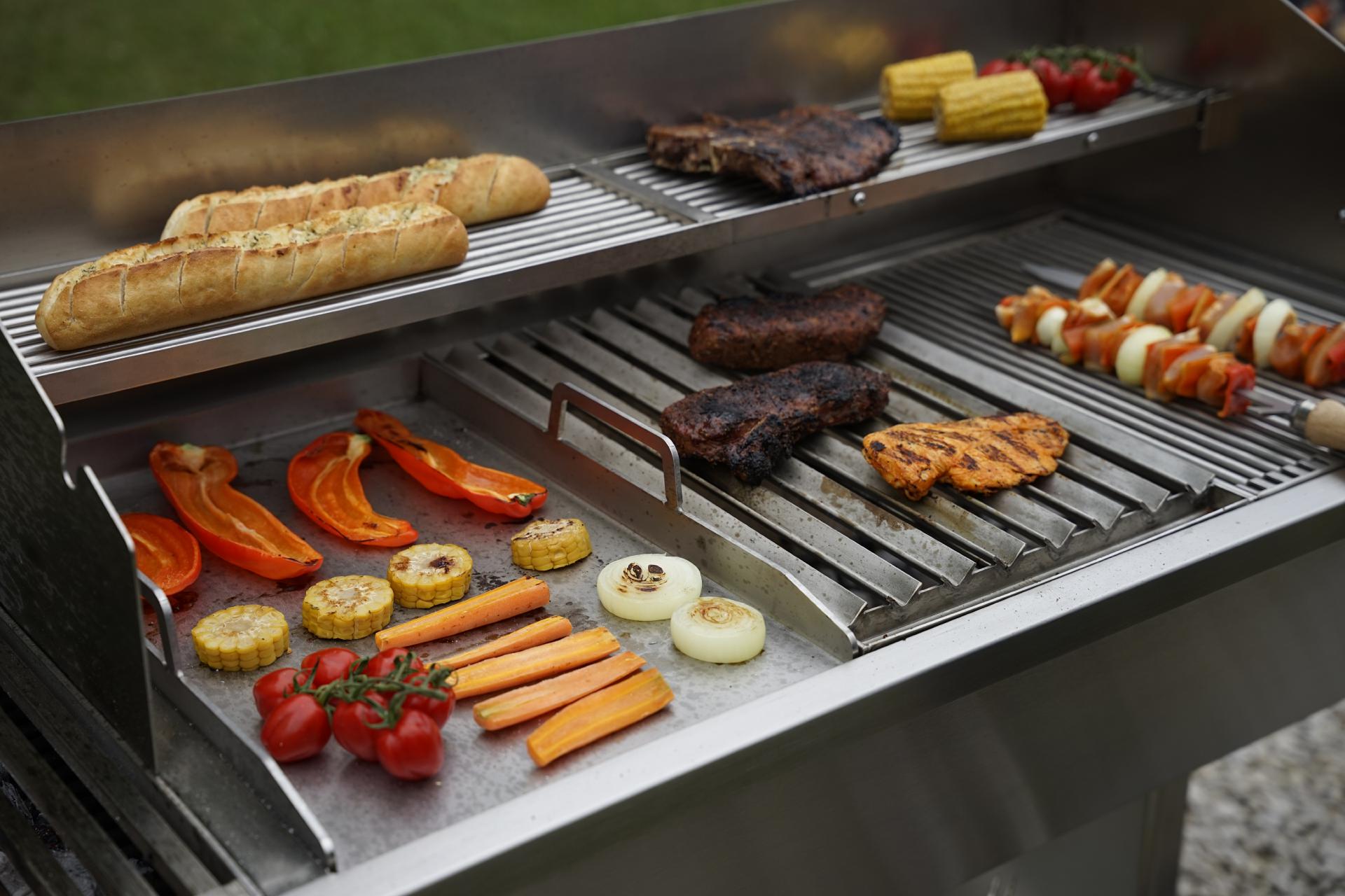 Grillrost Edelstahl eckig nach Maß zerlegbar Grill Rost Maßanfertigung Konfigurator