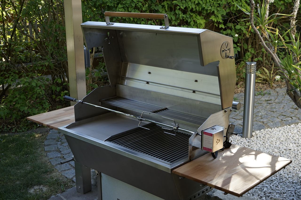 Smoker BBQ Grill Deckel Glas Deckel Edelstahl Grill Edelstahlgrill Steckerlfisch Fisch Grill Steckerlfischgrill (18) Smoker BBQ Grill Deckel Glas Deckel Edelstahl Grill Edelstahlgrill Steckerlfisch Fisch Grill Steckerlfischgrill (18)